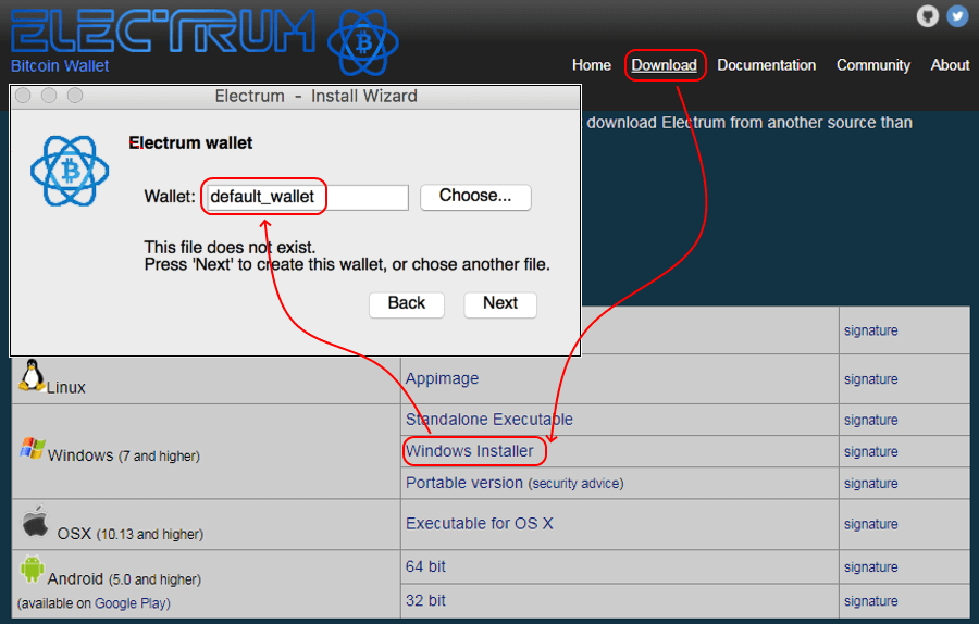 скачать кошелек