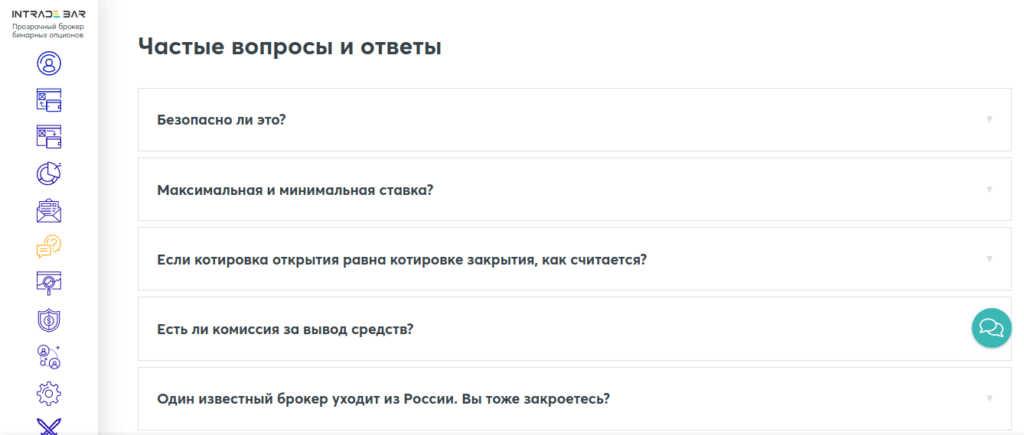 частые вопросы