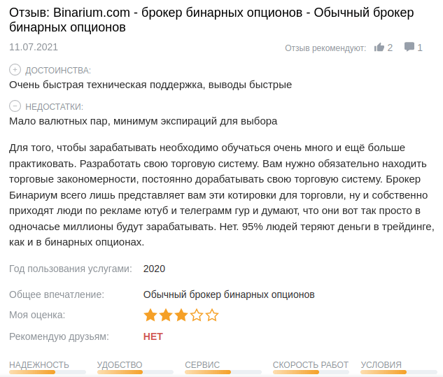 отзыв о бинариум