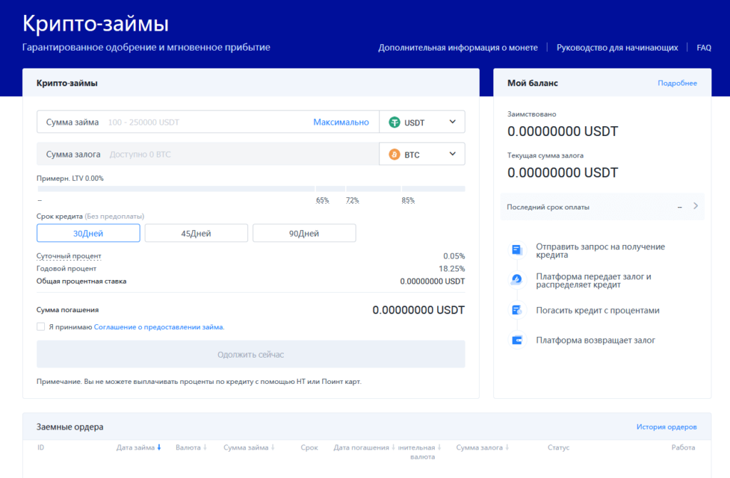 крипто займы хуоби