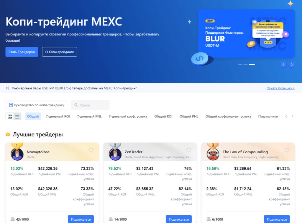 копитрейдинг мекс