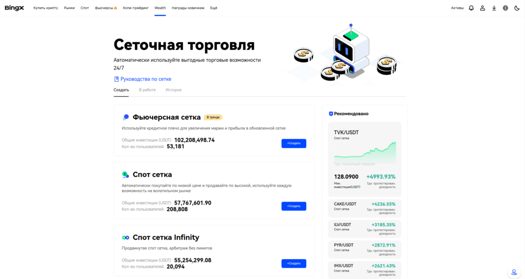 сеточный трейдинг