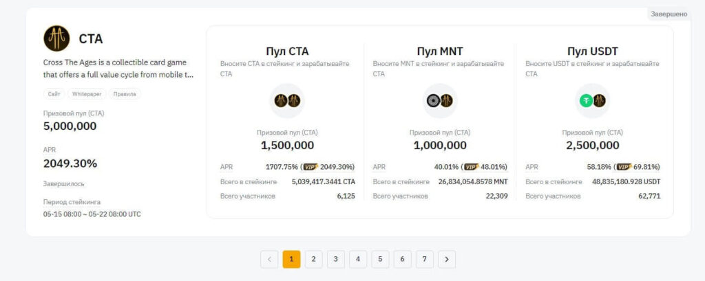 прошлые лаунчпулы