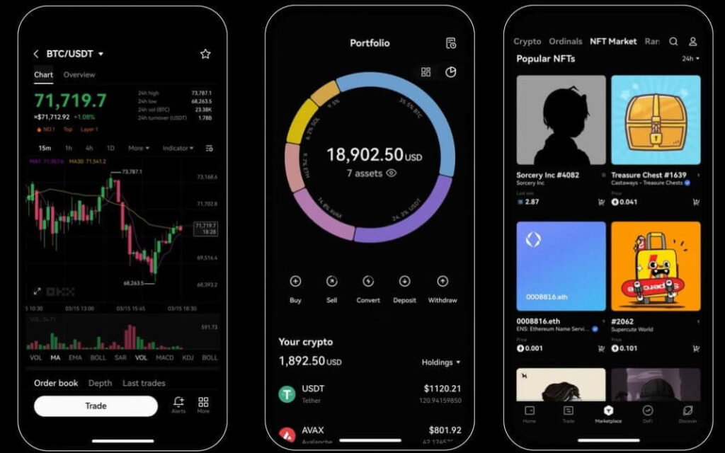 мобильное приложение okx