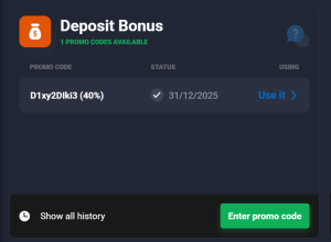 Deposit bonus quotex